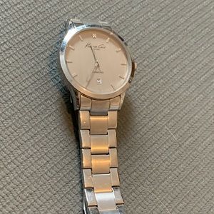 Kennith Cole silver tone watch